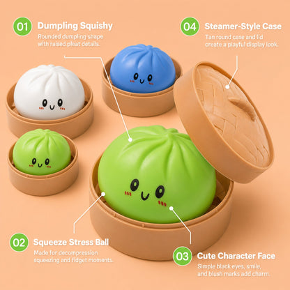 Decompression Dumpling Squishy features