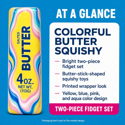 Colorful Butter Squishy spec