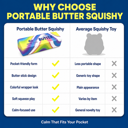 Portable Butter Squishy comparison