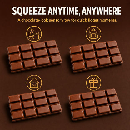 Chocolate Bar Squishy lifestyle