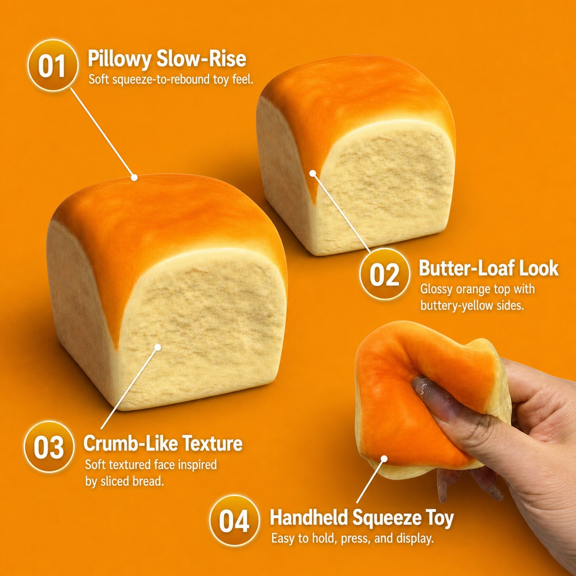 Soft Butter Squishy features