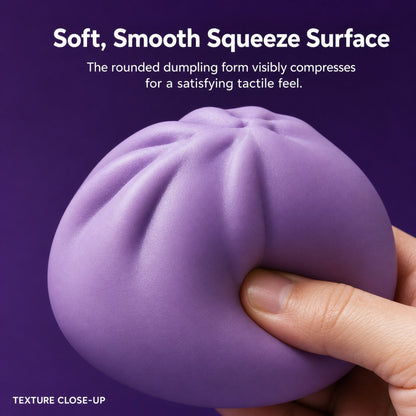 Purple Dumpling Squishy inside