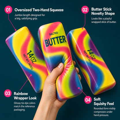 Jumbo Butter Squishy features