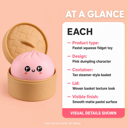 Pink Dumpling Squishy spec
