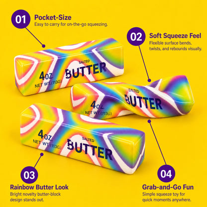 Mini Cheese Squishy features