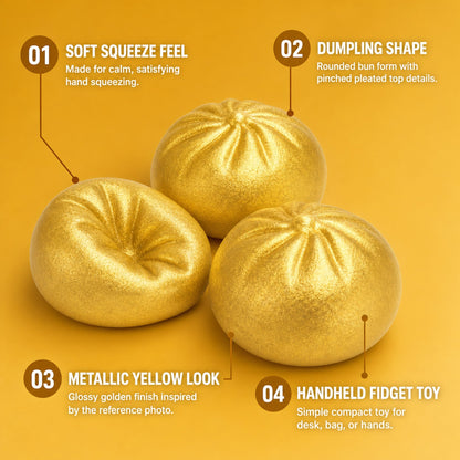 Yellow Dumpling Squishy features