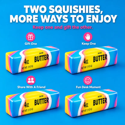 2 Pack Butter Squishy lifestyle