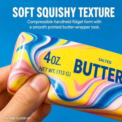 Colorful Butter Squishy inside