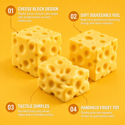 Cheese Block Squishy features