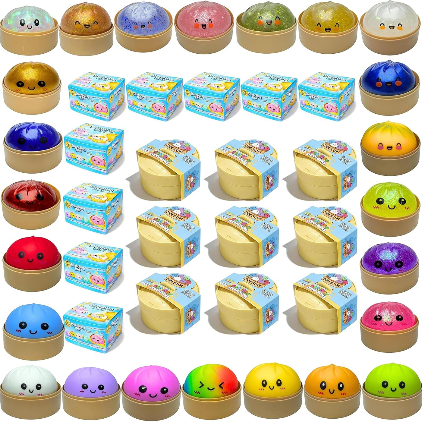Dumpling Squishy Mystery Box (24 Colors)