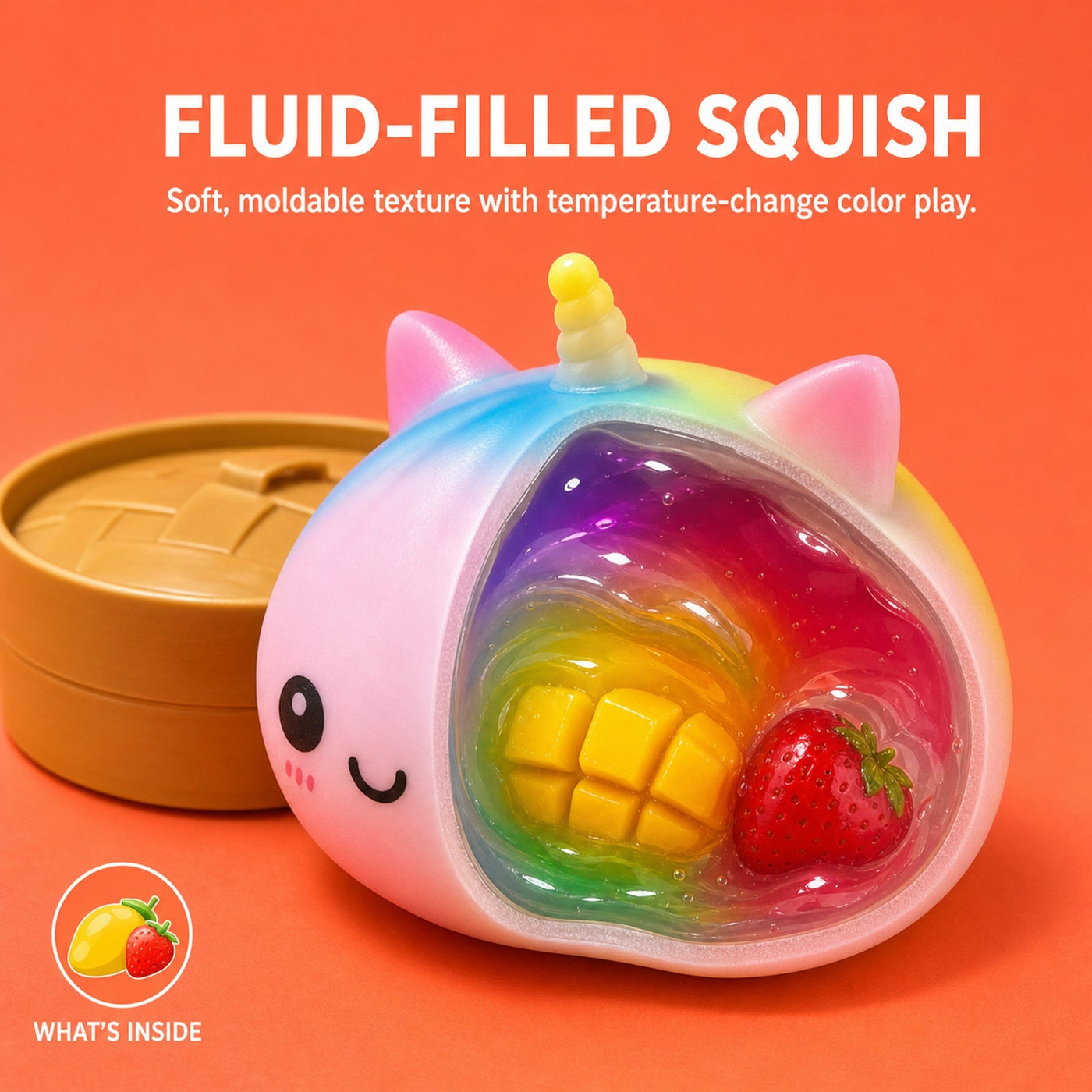Unicorn Bun Squishy 3