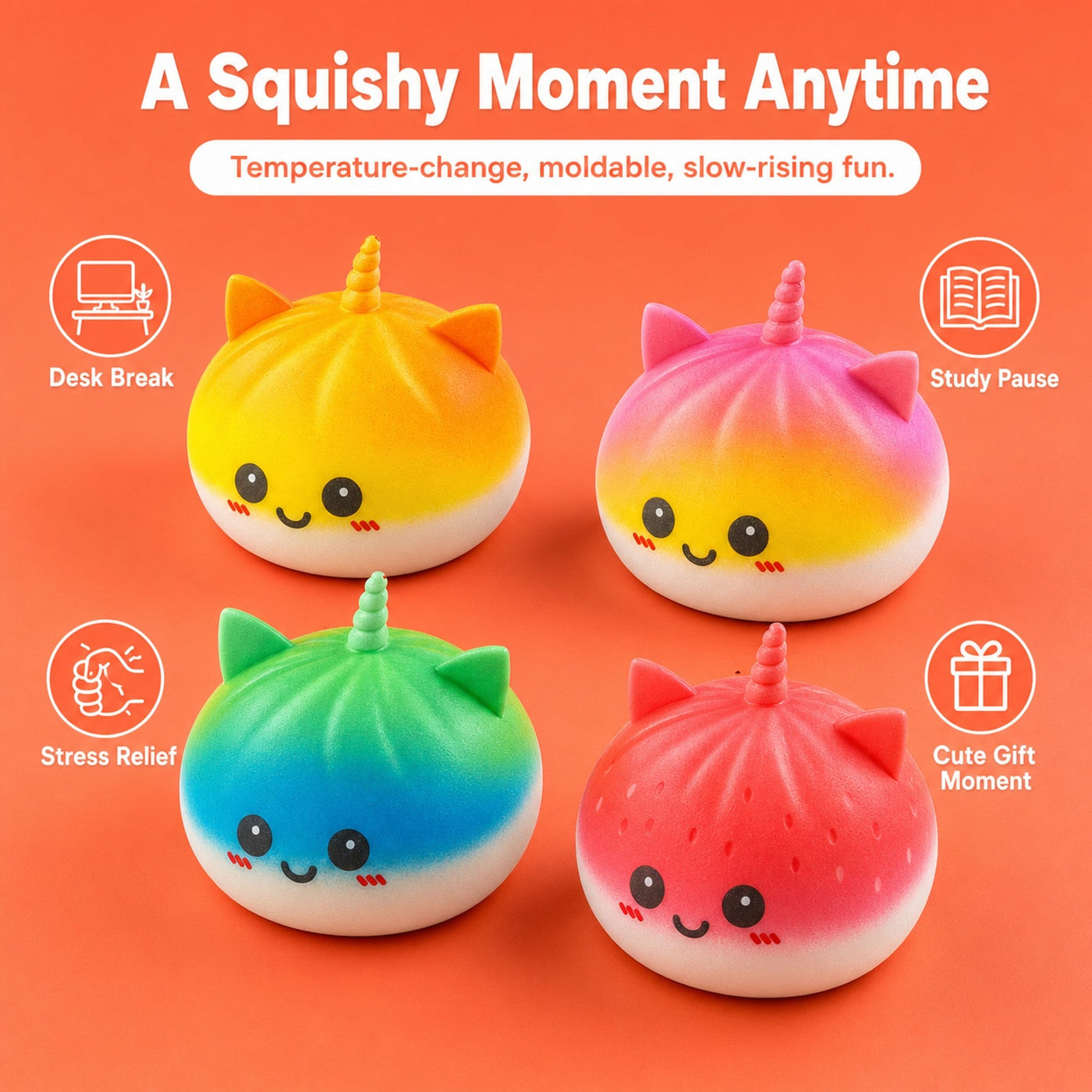 Emoji Bun Squishy 5