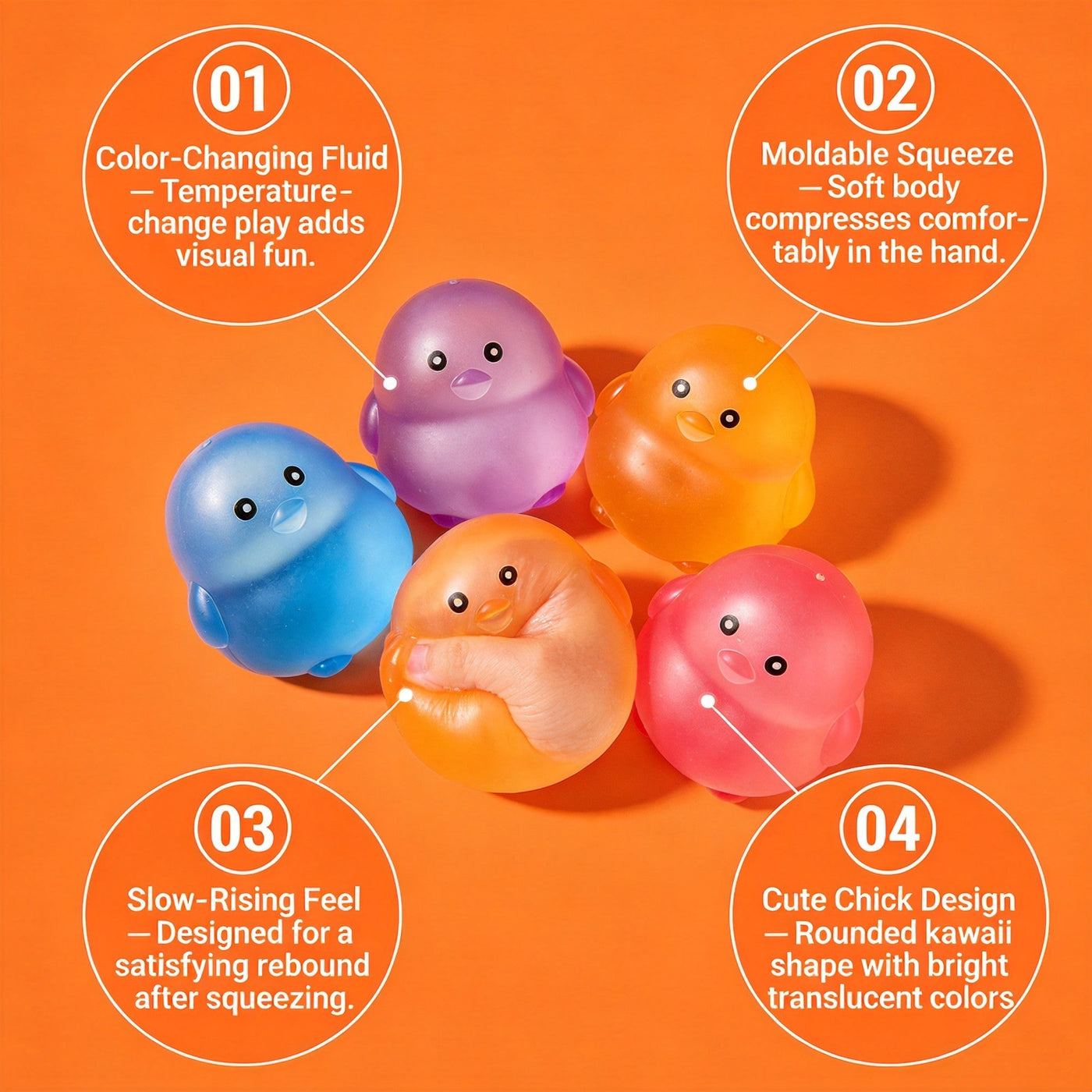 Chick Squishy Ball 2