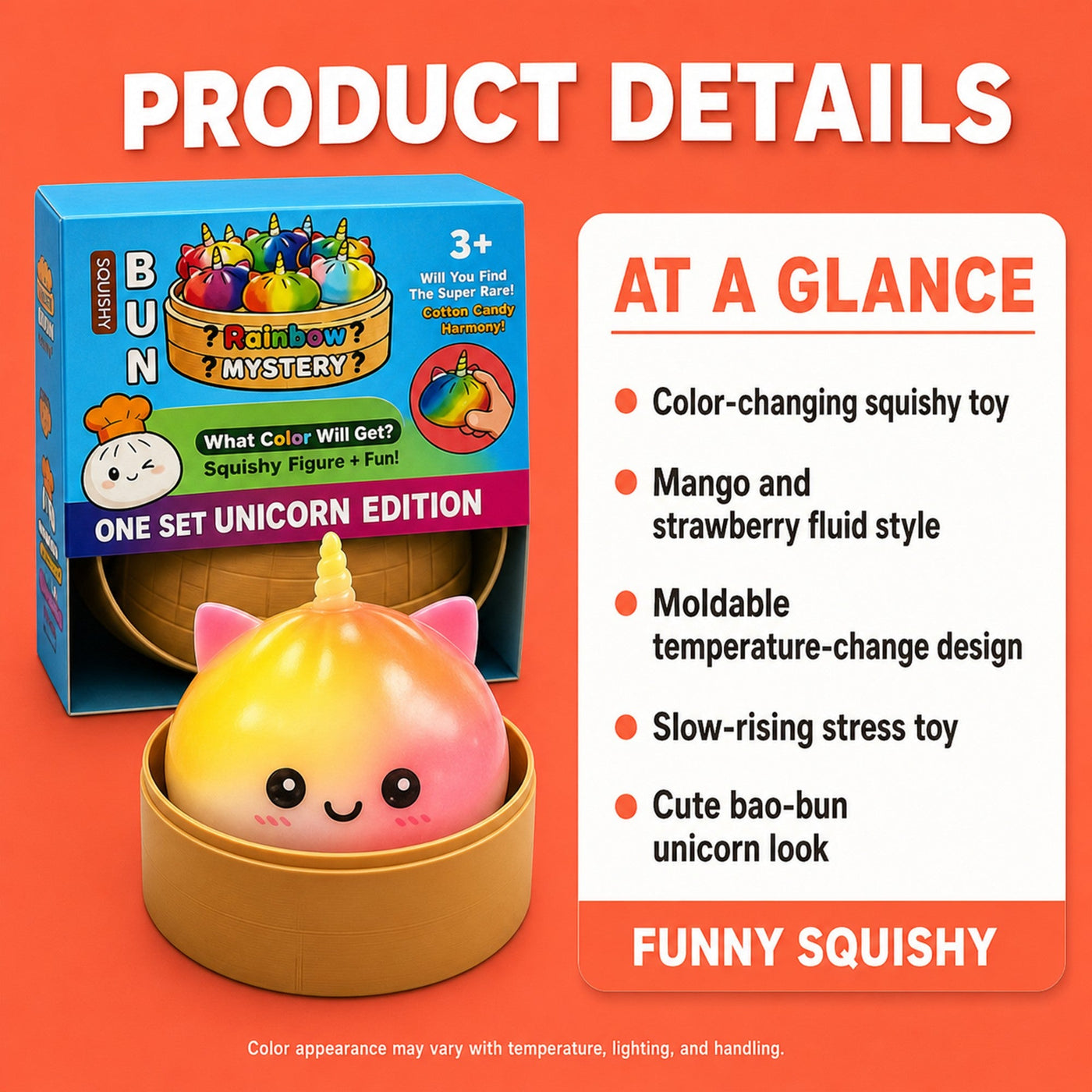 Unicorn Bun Squishy 6