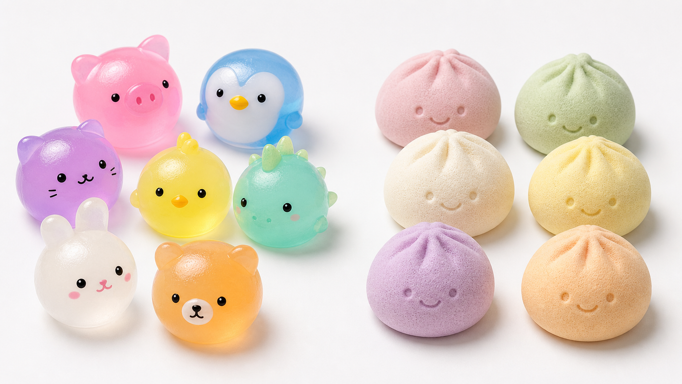 Mochi Squishy vs Dumpling Squishy: Key Differences