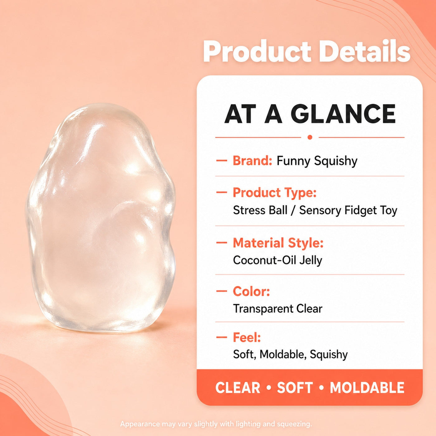 Coconut Oil Squishy Ball 6