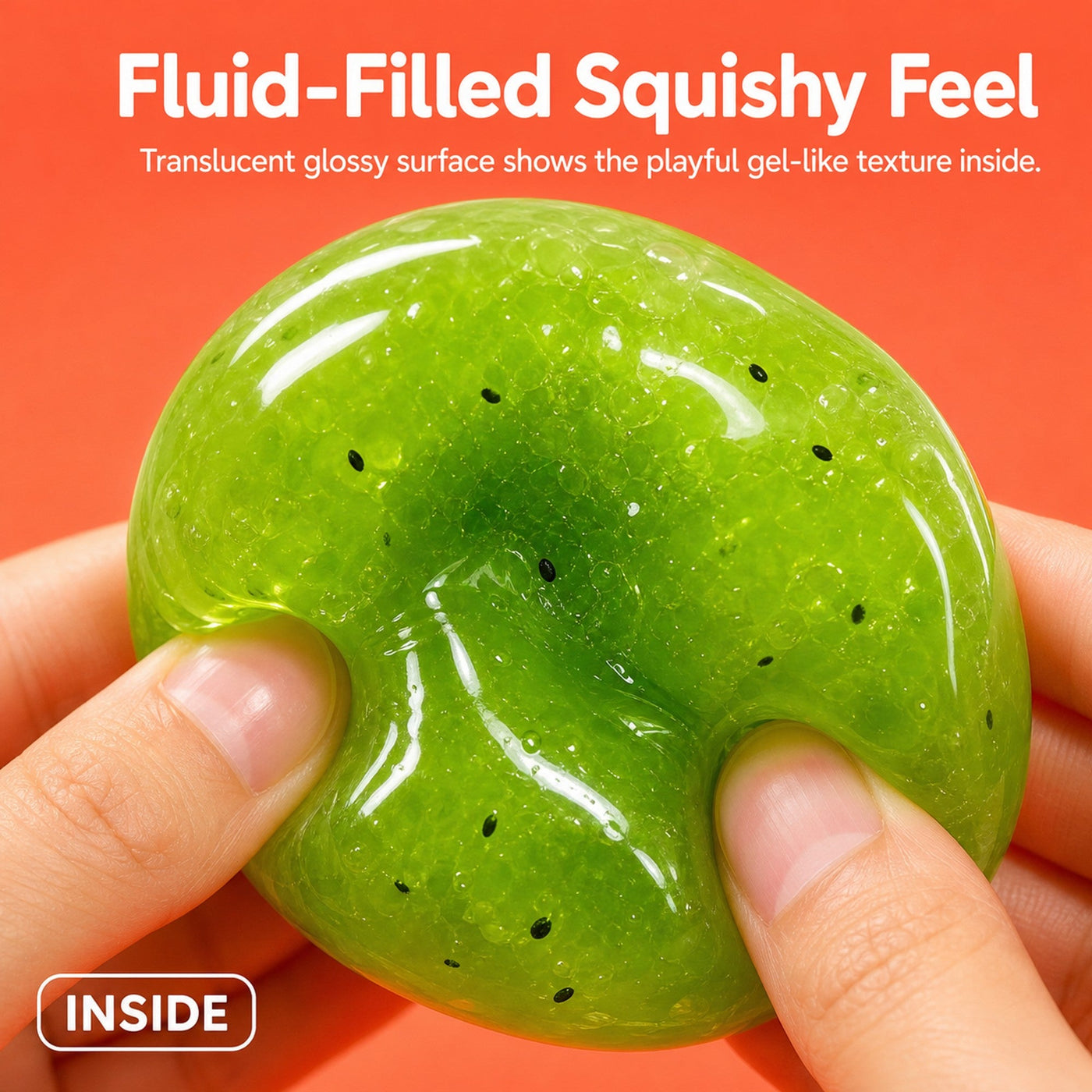 Kiwi Slushie Squishy Ball 3
