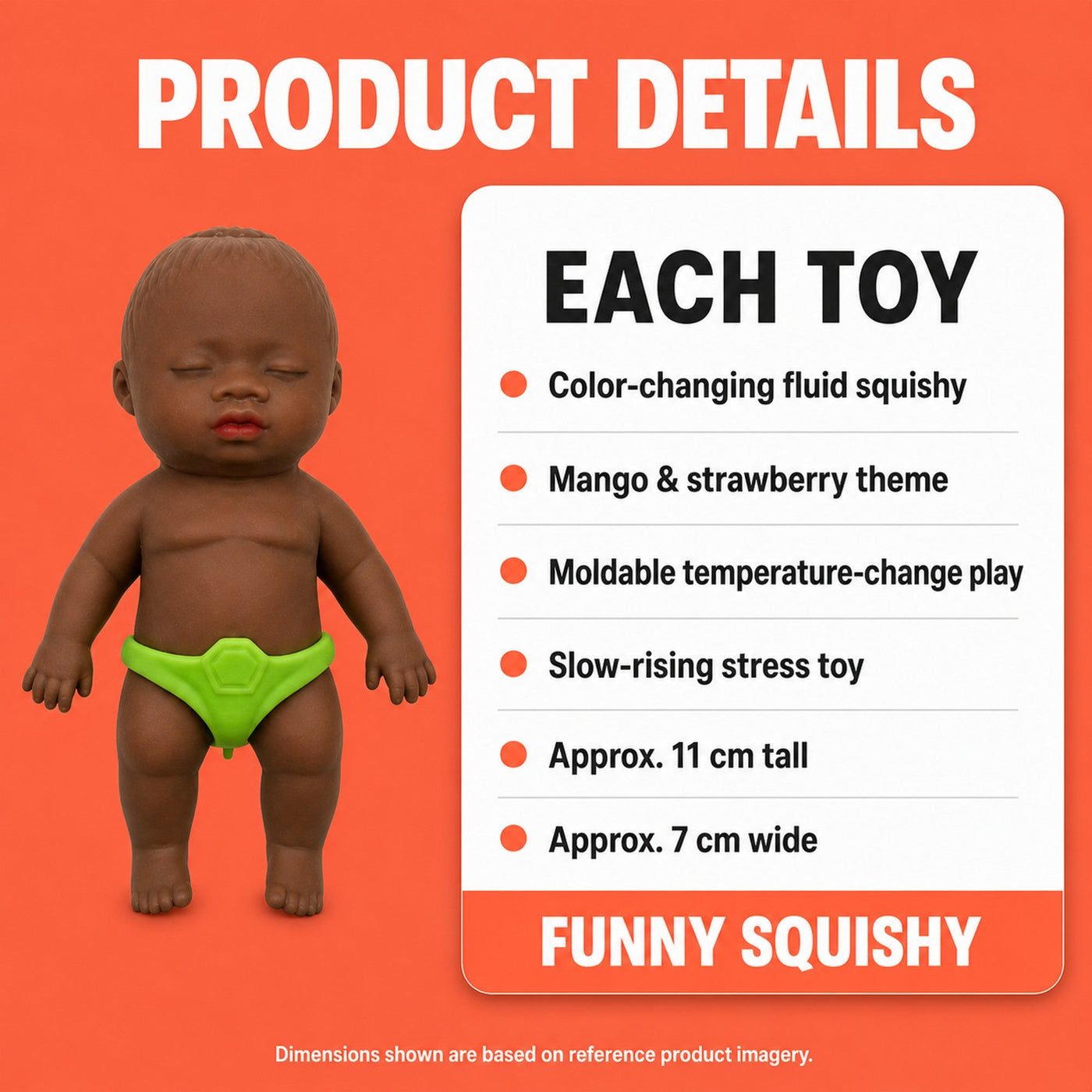 Goofy Black Doll Squishy 6