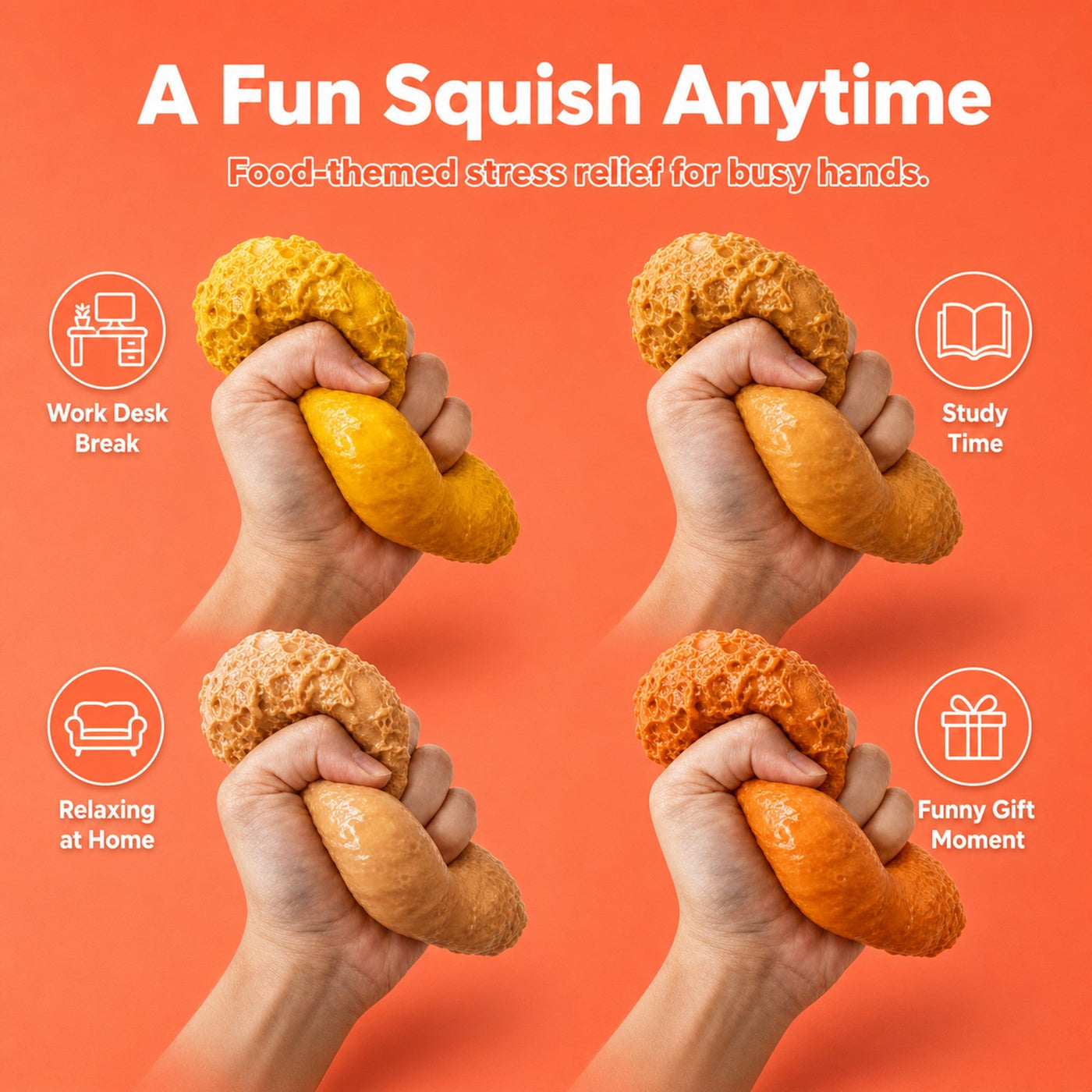 Fried Chicken Drumstick Squishy 5