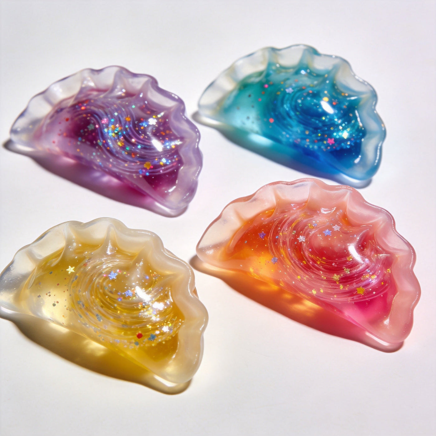Glitter Dumpling Squishy Review: 4-Pack TPR Stress Ball