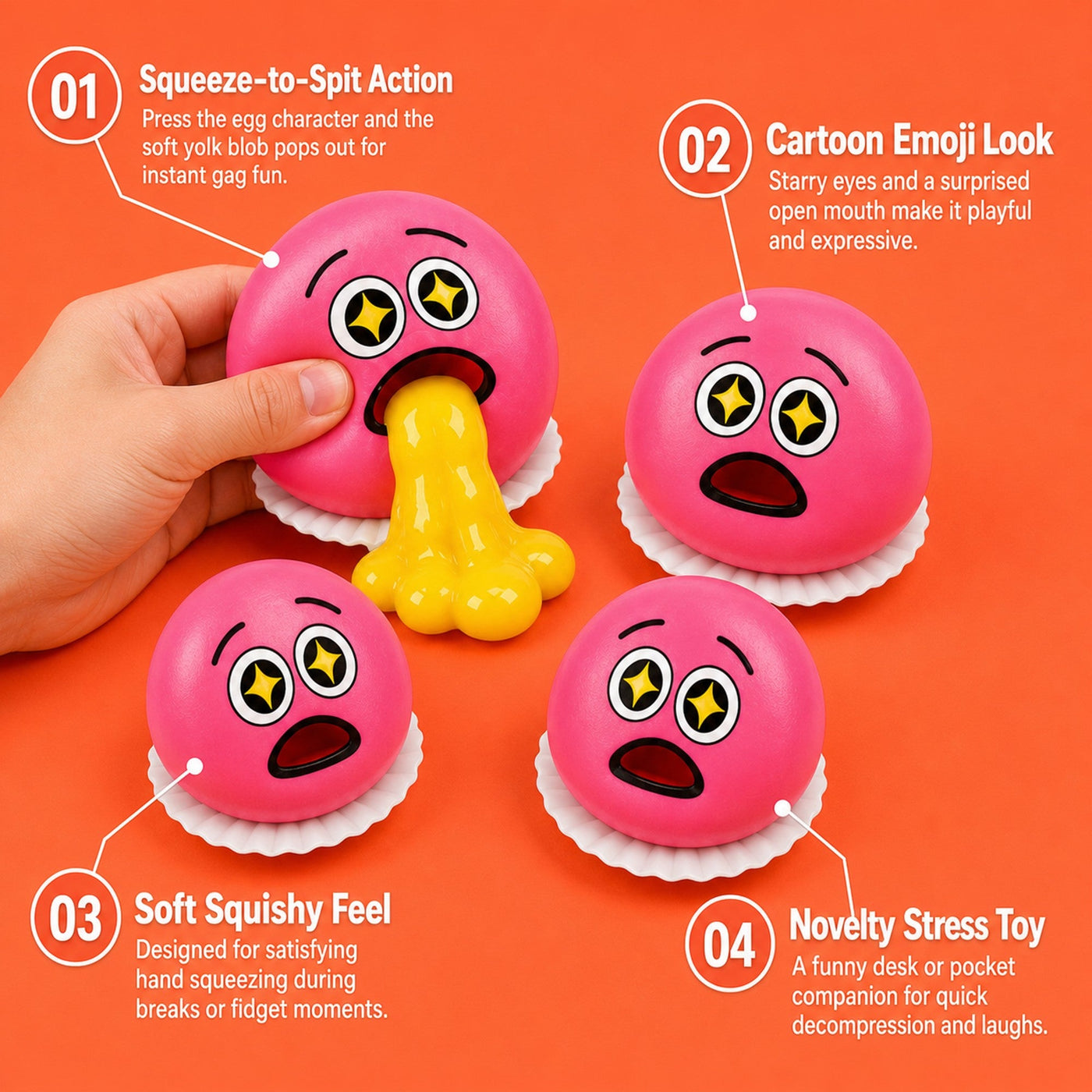 Vomiting Egg Squishy 2