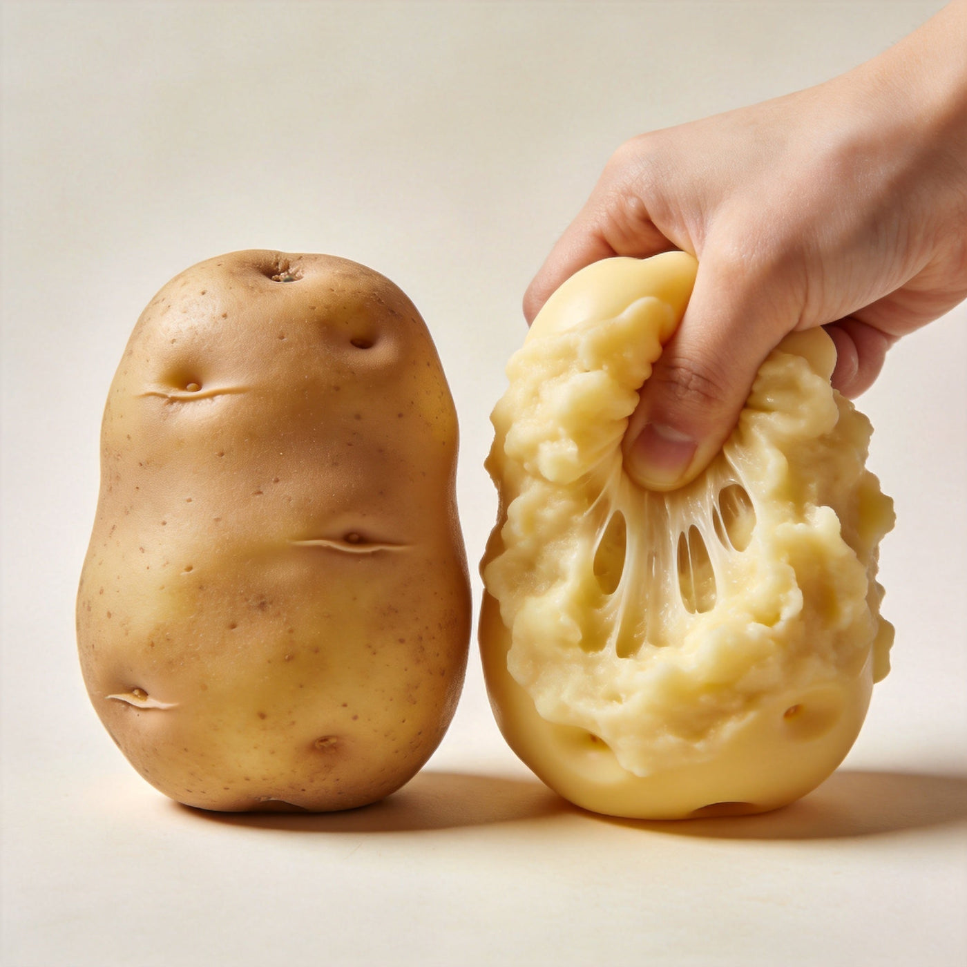 PU foam and TPR mashed potato squishies