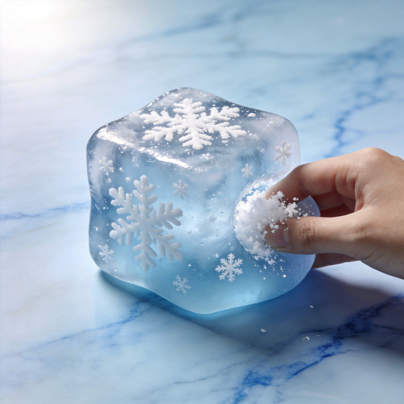 Snowflake Ice Cube Squishy Review: Frosty Sensory Fidget