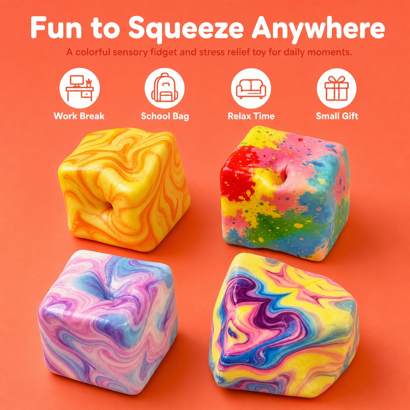 Cheese squishies for work breaks, school bag, relax time and small gifts