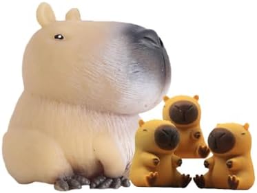 Capybara Squishy Family Pack Big and Mini Soft Squeeze Toys