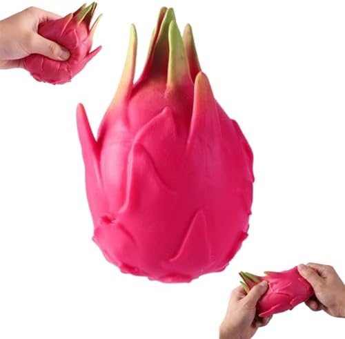 Giant Dragon Fruit Squishy Squeezy Stress Relief Toy