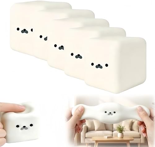 5 Pack Milk Carton Squishy Bulk Seal Squeeze Cube Set