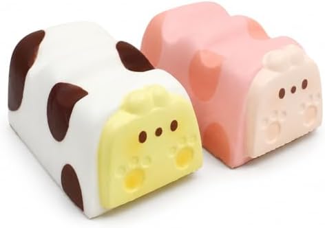 Toast Bunny Squishy 2 Pack Slow Rising Soft Squeeze Toy
