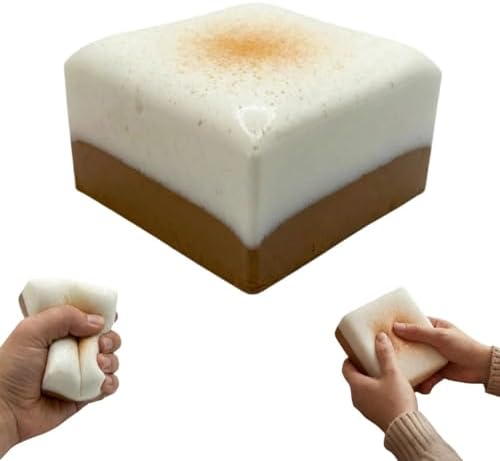 Slow Rising Bread Squishy Two Tone Toast Block Toy