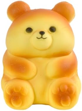 Honey Bun Bear Squishy Soft Bread Slow Rising Fidget Toy