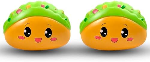 2 Pack Taco Squishy Set, Scented Slow Rising Squeeze Toy
