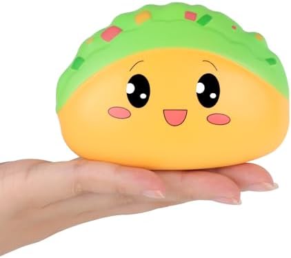 Realistic Taco Squishy, Soft Scented Slow Rising Fidget Toy