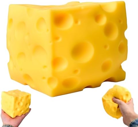 Big Cheese Squishy, Chunky Slow Rising Block to Squash