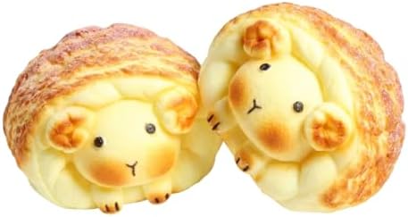 2 Pack Sheep Squishy Soft Slow Rising Bread Squeeze Toys