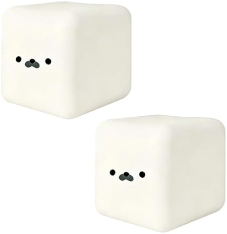 Tofu Seal Squishy 2 Pack Mochi Squeeze Stress Relief Toy