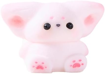 Kawaii Fox Squishy Soft Silicone Squeeze Toy for Stress Relief