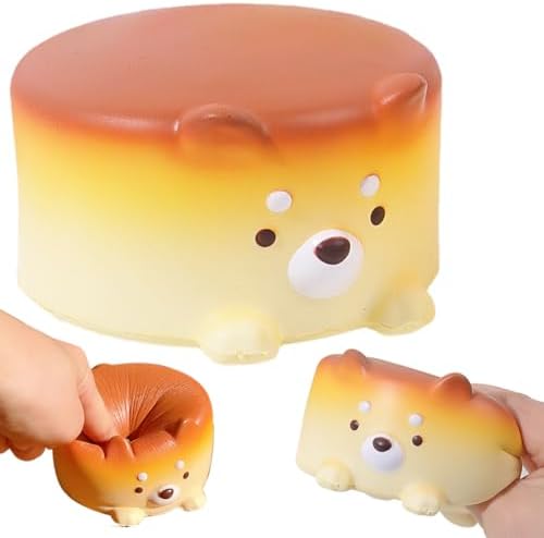 Puppy Face Cake Squishy Soft Slow Rising Squeeze Toy