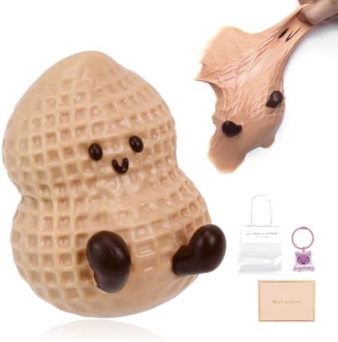 Kawaii Peanut Squishy — Cute, Chunky Desk Buddy and Fidget