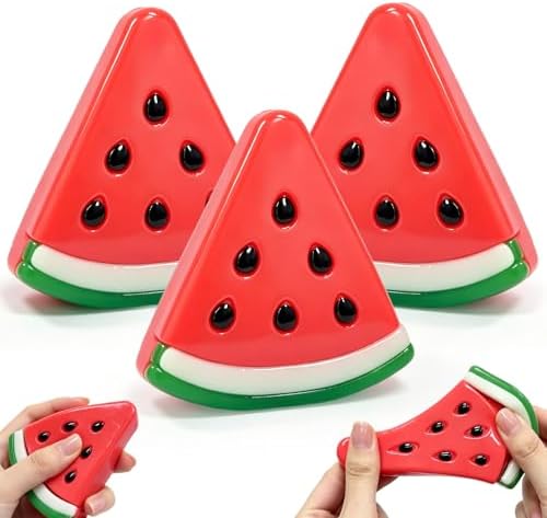 Watermelon Squishy Slices 3 Pack Soft Slow Rising Fidget Toy