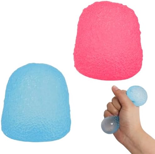2 Pack Candy Squishy Textured Stress Balls for Kids