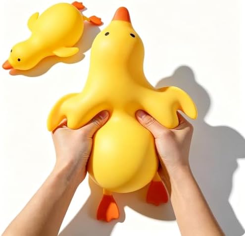 Giant Duck Squishy, Big Soft Two-Hand Squeeze Toy