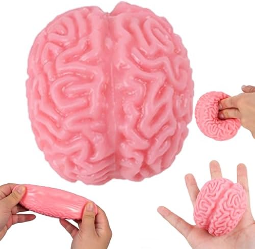 Mini Brain Squishy Pocket Stress Ball Fidget Toy