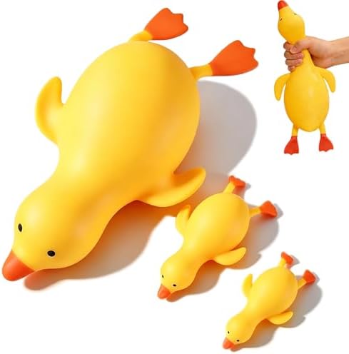 Jumbo Duck Squishy Set, 3 Sizes Slow Rising Toy