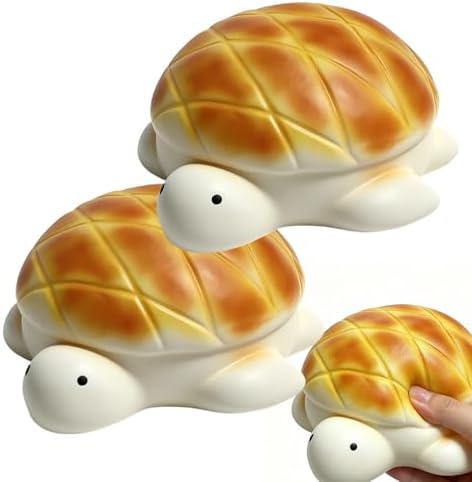 Bread Turtle Squishy, Jumbo Slow Rising Squishy 2 Pack