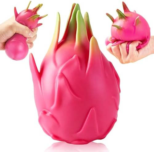 Realistic Dragon Fruit Squishy Soft Squeeze Sensory Toy