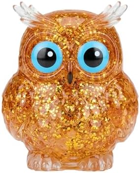 Amber Owl Squishy Slow Rising Sensory Fidget Toy for Kids